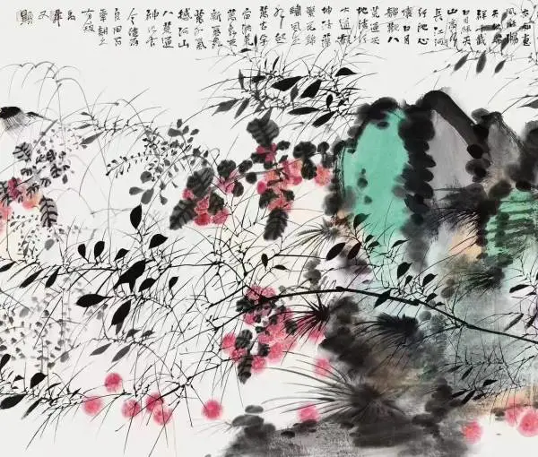 画家卢禹舜老师国画作品画面 构思新颖