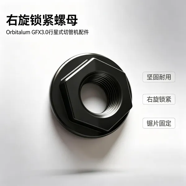 GFX3.0行星式切管机切割锯片右旋锁紧螺母安装件