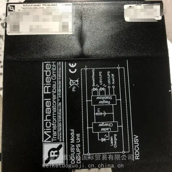 供应MICHAEL RIEDEL 电源 RDCUSV40D Li o.Zeitbegrenzung