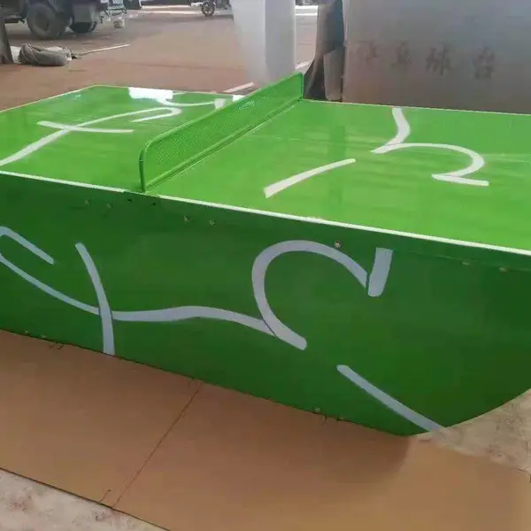 奥成室内船型乒乓台 定制公园景观乒乓球案子