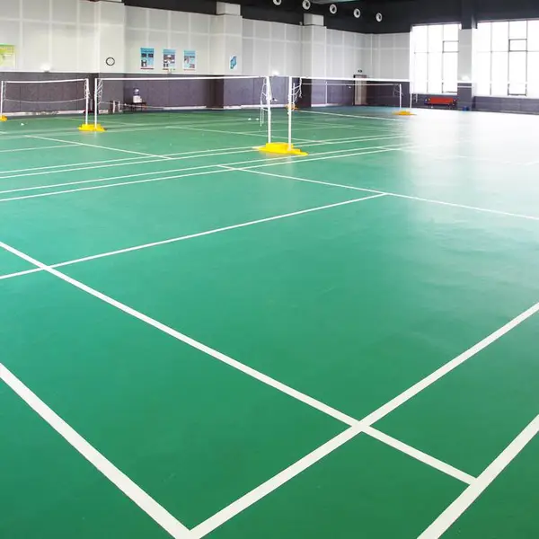 运动地板 室内羽毛球场专用PVC地胶 健身房瑜伽房地板革