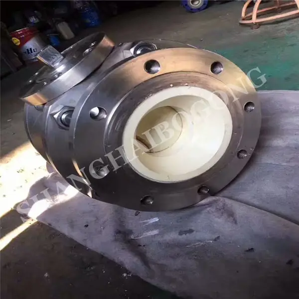 手动陶瓷球阀 Q41TC-10C 氧化铝氧化锆耐磨全衬陶瓷球阀 DN40-250mm
