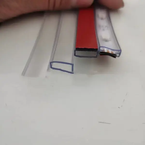 led灯带套管 户外防水pvc透明方管柔性氛围灯透明灯条软管
