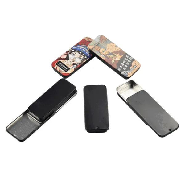 制罐源头厂家包装新品小推广金属包装铁罐铝盒化妆品推拉式小铁盒