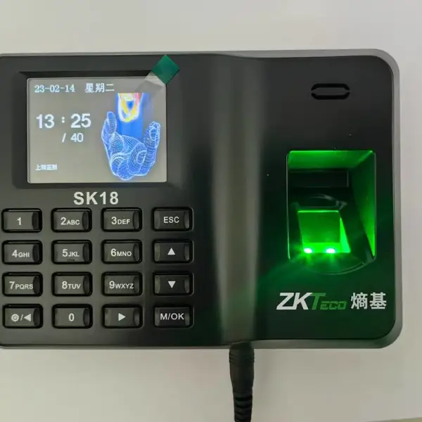 sk18指纹密码考勤机熵基科技旗下品牌ZKTECO