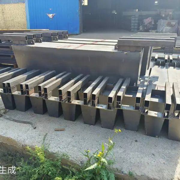 黄河口镇 防护型栅栏板钢模板 四角锥体消波块模具 加工定制 厂家 京伟