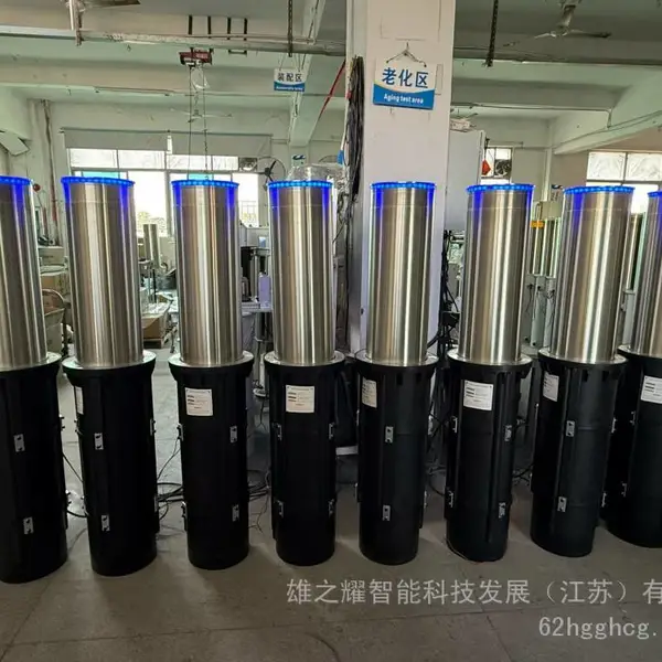 海康大华立方百胜全自动液压一体升降柱电动液压机翻板防障学校工厂大门路障机