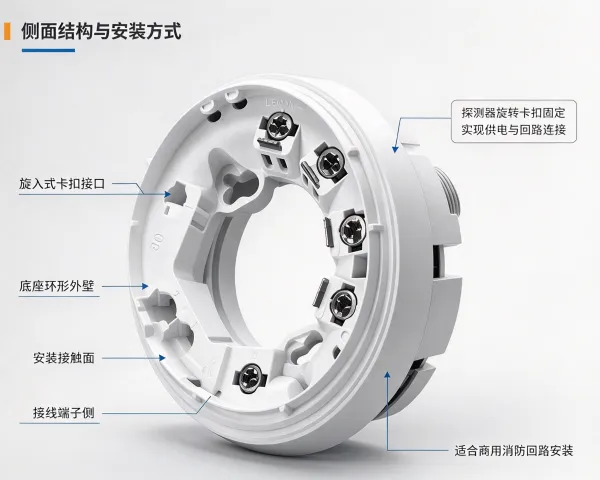 APOLLO白色探测器底座ORB-MB-00001-PRC