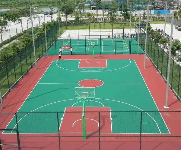 泗洪透气型混合型复合型塑胶跑道施工塑胶场地