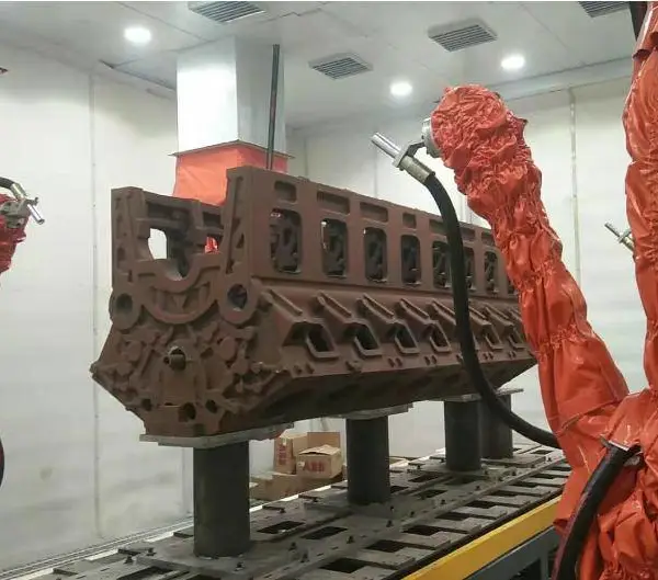 自动化喷砂生产线 全自动流水线作业 智能化喷砂装备 机器人系统集成