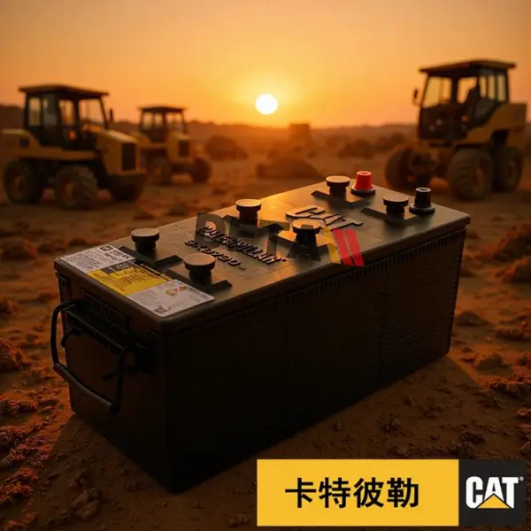 美国CAT电池175-4360起动免维护卡特蓄电池12V100AH柴油发电机