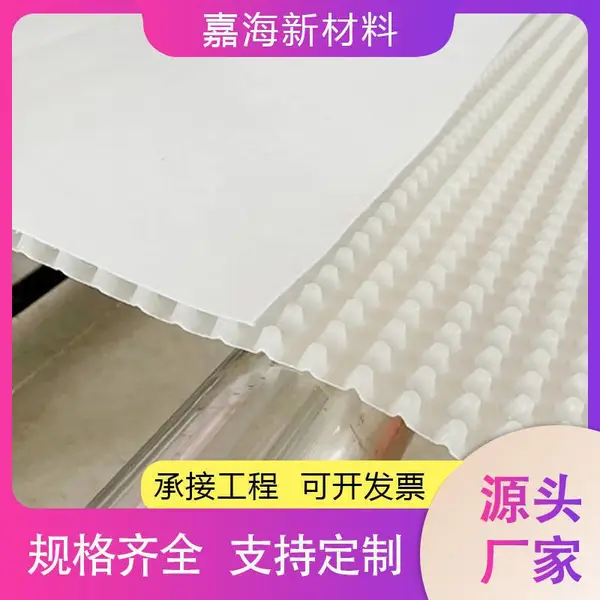 山东虹吸排水板 HDPE材质 抗压强度高 屋面绿化排水 支持定制