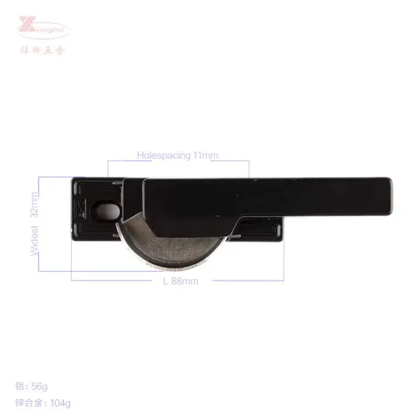 大方柄月牙锁方柄锁窗锁门窗五金配件
