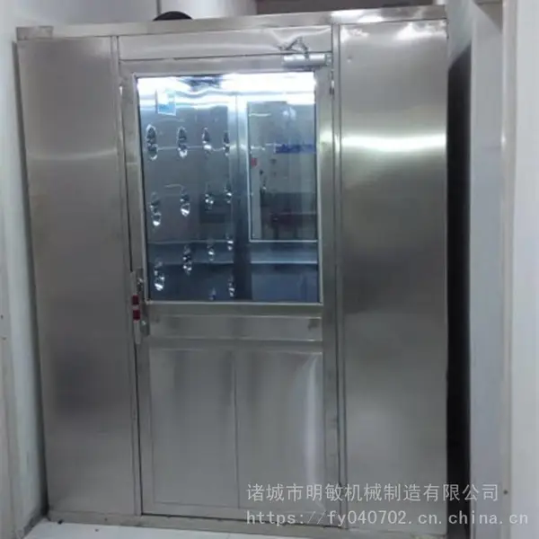 加工定制全自动风淋室 明敏牌1000型手动门风淋室 无尘车间风淋通道