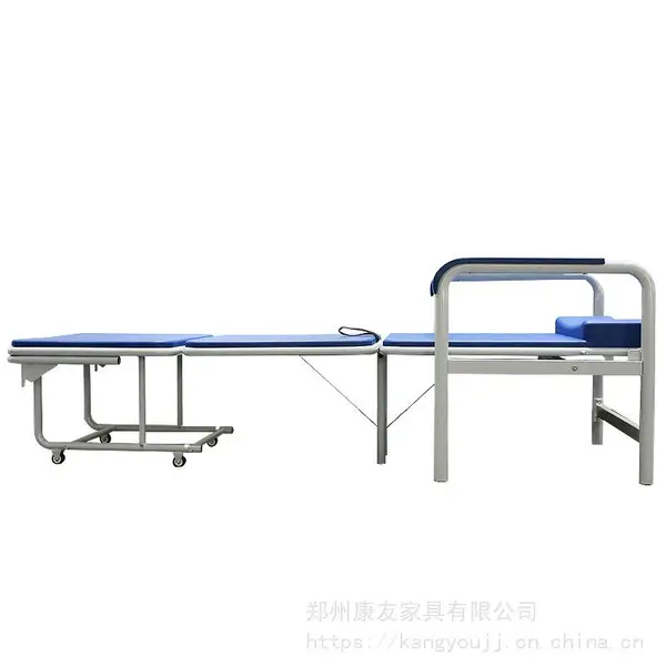 医院用折叠陪护椅PVC海绵输液椅公共场所等候椅