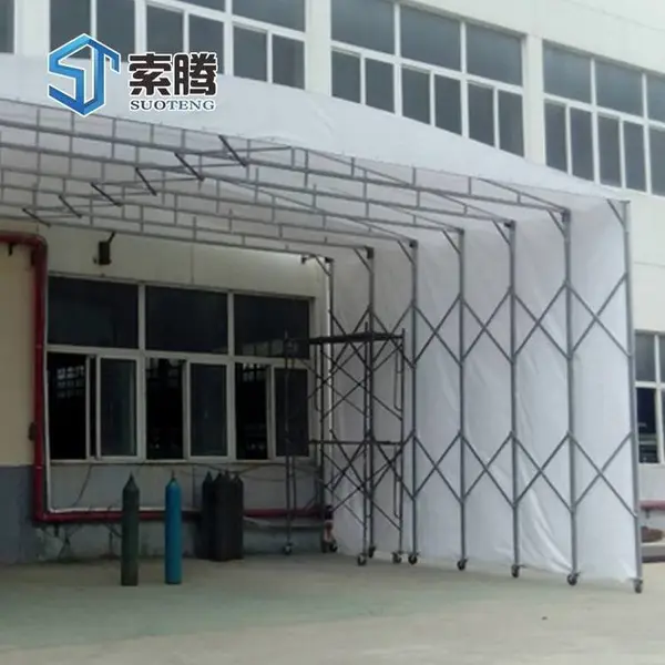 云南昆明上门安装活动伸缩帐篷 室外挡雨移动棚 户外折叠篷