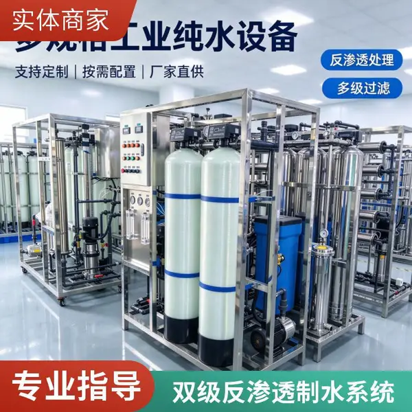 反渗透设备 单级双级可选 美妆制药电子印染行业 按需定制