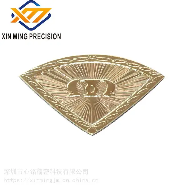 心铭精密商标牌金属铭牌警徽金属铝铭板生产加工