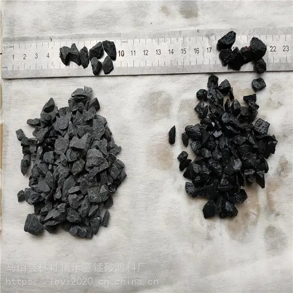 假山水池造景20-30mm黑色砾石_花坛盆景装饰黑色碎石批量供应