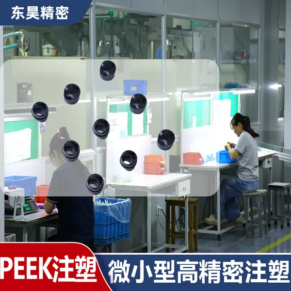 PEEK高精密注塑开模注塑厂家 来图定制 模塑一体厂家 东昊精密