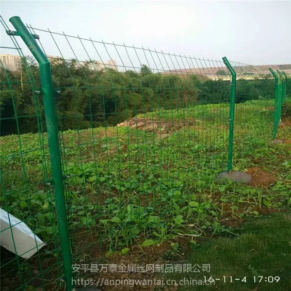 水电站专用围栏网 佛山双边丝护栏网 防护铁丝网