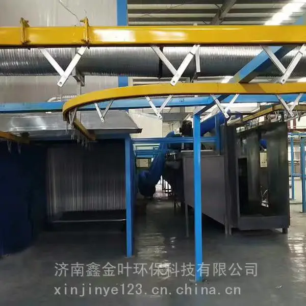工业静电喷塑流水线喷涂喷漆燃气固化烘道高温粉末自动喷漆流水线