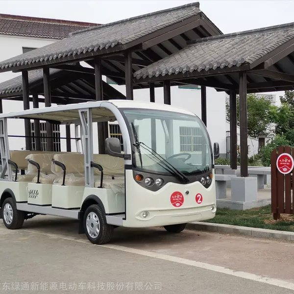 绿通LVTONG 十四座电动四轮车 电动观光车(此价格为定金)