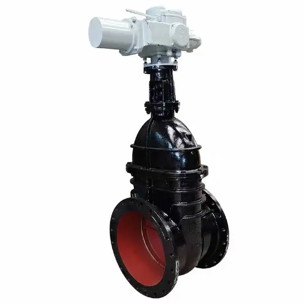 可定制硬密封单作用截止阀法兰闸阀国标铸钢Z41T-10/16Q DN450-10双法兰锁闭阀