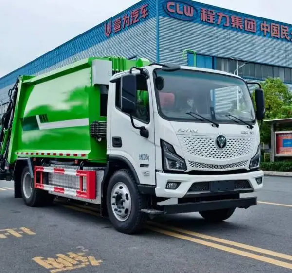 多功能新能源挂桶垃圾车 街道垃圾收集车 电动压缩垃圾转运车