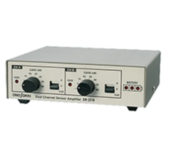 ONOSOKKI 小野2通道传感放大器 SR-2210双路恒流,便携声学