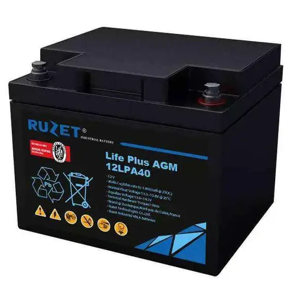 ����RUZEU·ʢ����12LPA40Ǧ������12V-40AHֱ����UPS/EPS��������