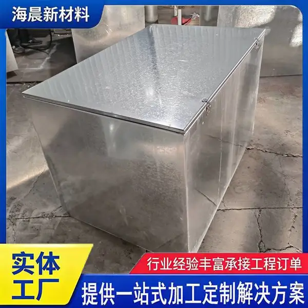 桥梁接线箱穿线箱 镀锌钢板焊接防撞墙 预埋接线盒 海晨