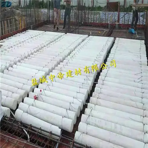 EPS填充棒 空心楼盖图纸 无机阻燃型复合圆柱体 空心水泥管