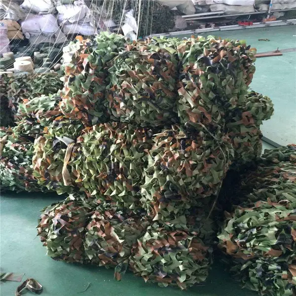 防拍阻燃专用伪装迷彩网 双层印花网 草地吉利服遮挡