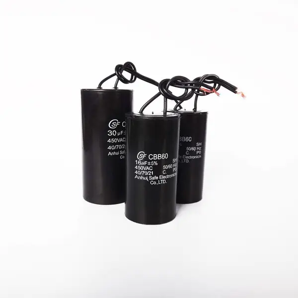 供应赛福 CBB60 18UF/450V洗衣机单相电机启动电容器