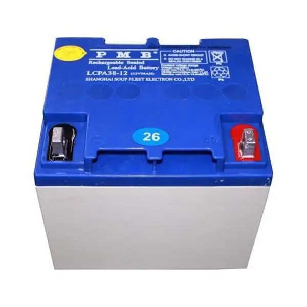 PMB蓄电池LCPA38-12上海汤浅电子蓄电池12V38AH机房应急电源配套