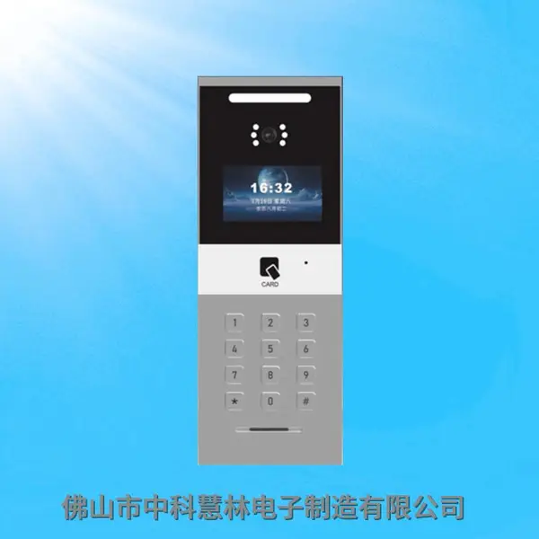 信阳老旧小区可视对讲改造_HL-3000BVGA8主机_六线排线原线利旧_人脸识别方案