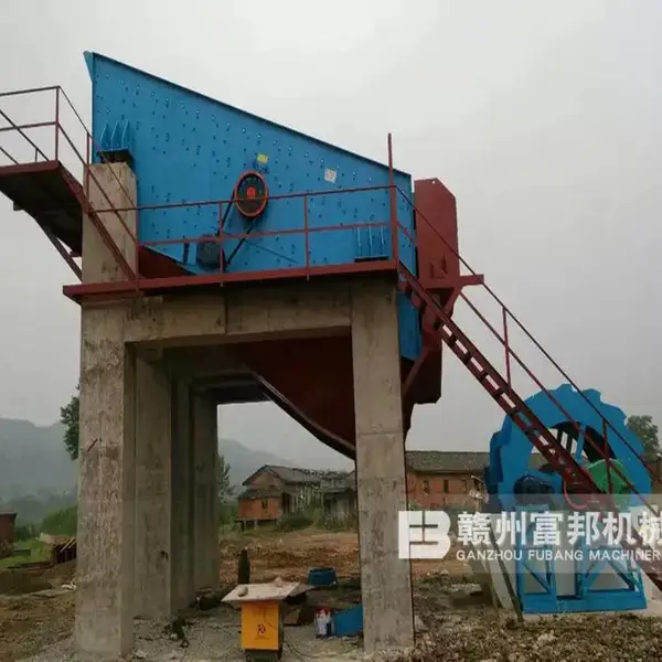 鹅卵石双轴振动筛沙机配件 矿石高频直线震动筛