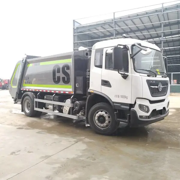 楚胜牌国六东风天锦压缩式垃圾车 全密封式压缩垃圾车