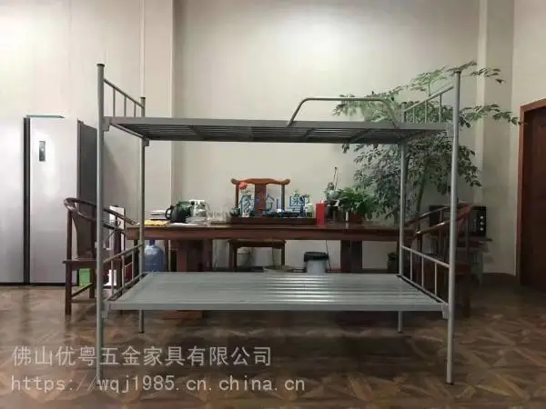 拆装镀锌管上下铺床圆管镀锌管床工厂钢制铁床批发