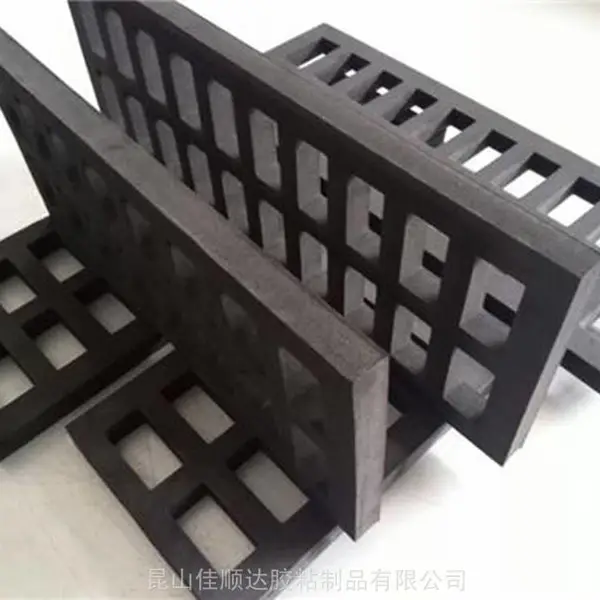 镇江EPDM泡棉大尺寸加工 单面EPDM海绵胶 黑色橡塑环保泡棉