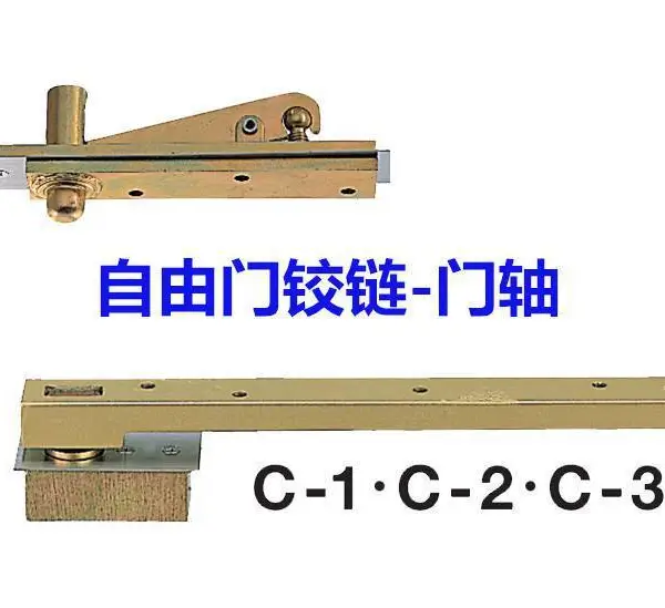 日本NEWSTAR C-2型双向自由门中心轴不锈钢旋转门上下天地铰链