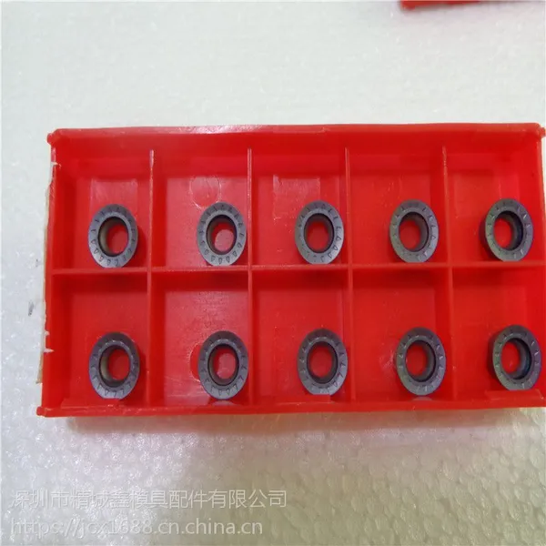 硬质合金涂层QT6500RPMT10T3MO金属机械数控CNC精铣加