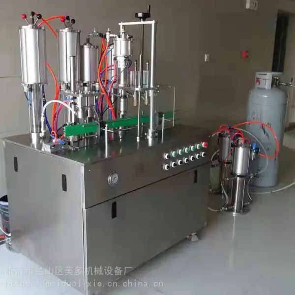 多功能半自动泡沫清洗剂生产设备 气雾剂灌装设备