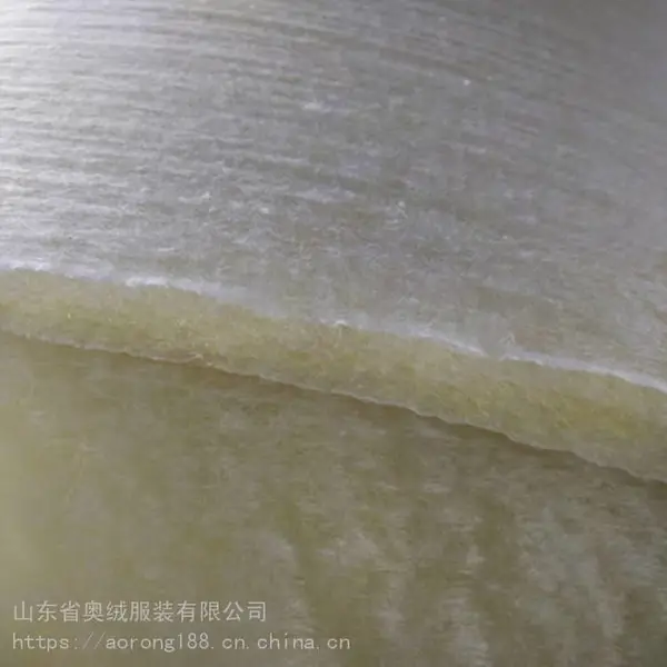 三明治羊毛棉 男装用***防钻绒羊毛棉标志服夹层用羊毛絮片