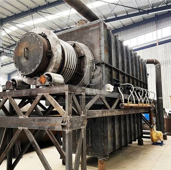 连续式滚筒炭化炉THL-1200 椰壳稻谷炭化机 机制炭生产线