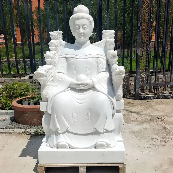 石雕王母娘娘雕塑汉白玉古代神话人物雕像******神像摆件