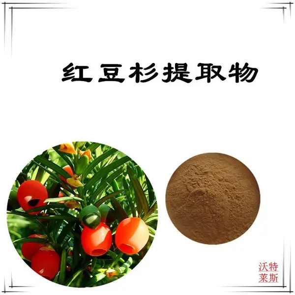 沃特莱斯生物 红豆杉提取物10:1 浸膏粉 棕黄色粉末 可水溶