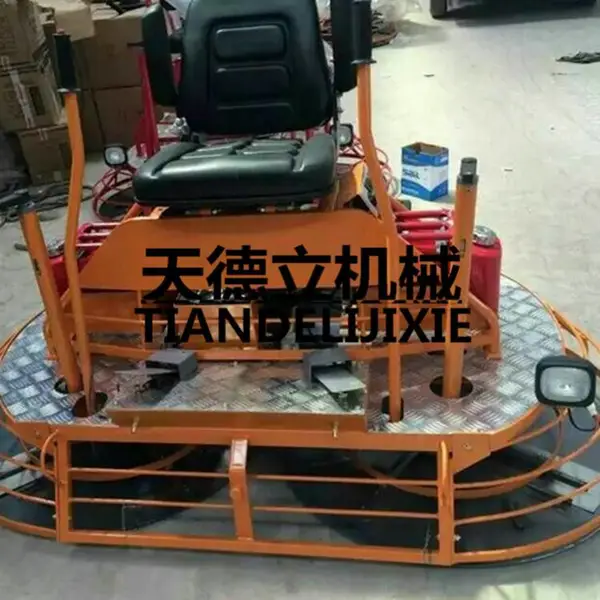 新品力帆汽油机驾驶式抹光机天德立 双1米载人提浆抹平机 混凝土地面收光