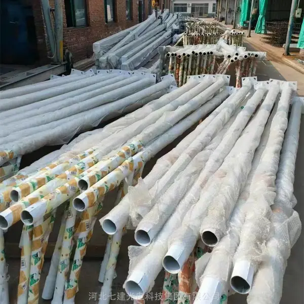 户外led太阳能路灯杆子小区道路灯庭院灯广场球场8米10米路灯锥杆